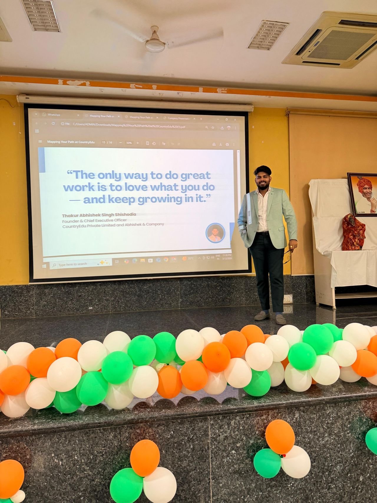 Career Development Session at Jawaharlal Institute of Technology Borawan